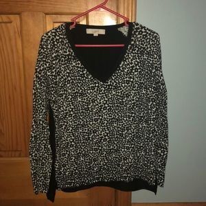 Loft sweater with floral detail